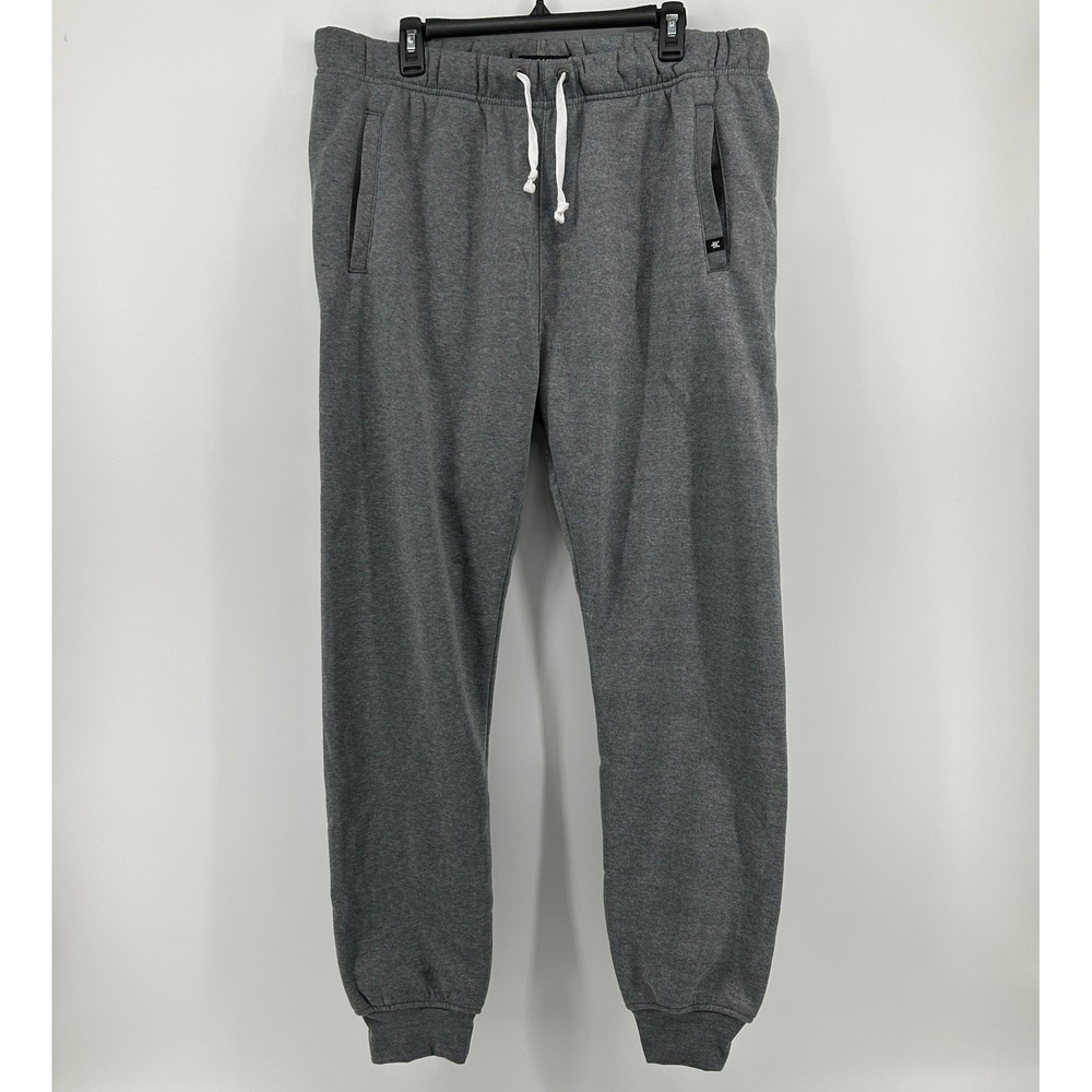 Zoo York Heather Gray Jogger Sweatpants Elastic Waist‎ Drawstring Unisex 3XL